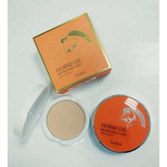 Leiya BB Horse Oil Two way Cake 14g (+spare block 14g) 