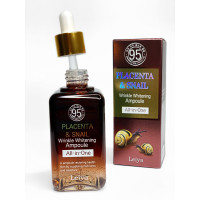 Leiya Placenta & Snail Wrinkle Whitening Ampoule 100ml 