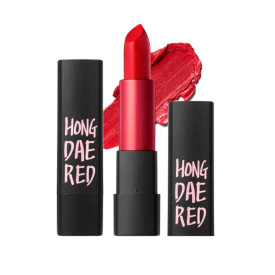 Macqueen NewYork Hot Place In Lipstick Hong Dae Red 3.5g