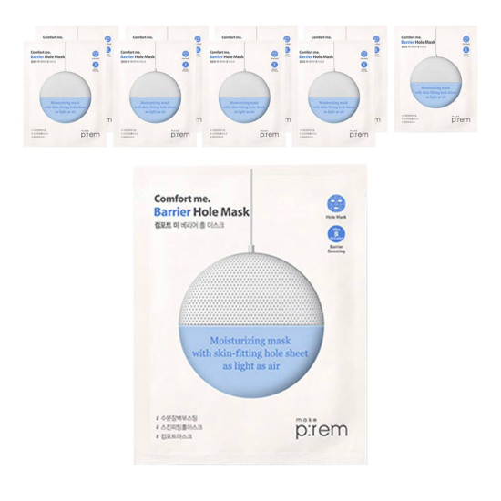 MAKE P:REM COMFORT ME BARRIER HOLE MASK 10ea x 29ml 