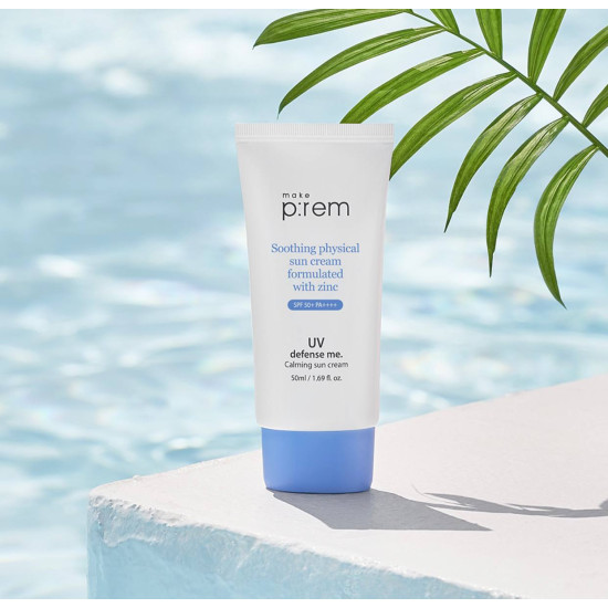 MAKE P:REM UV Defense Me Blue Ray Sun Cream SPF 50+PA++++ 50ml 