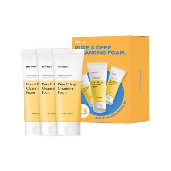 Manyo Pure Deep Cleansing Foam 3ea x 100ml 