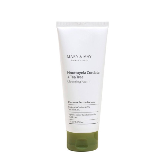 MaryandMay Houttuynia Cordata + Tea Tree Cleansing Foam 150ml 