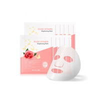 Maxclinic Rose Vitamin Brightening Mask 10 ea in 1
