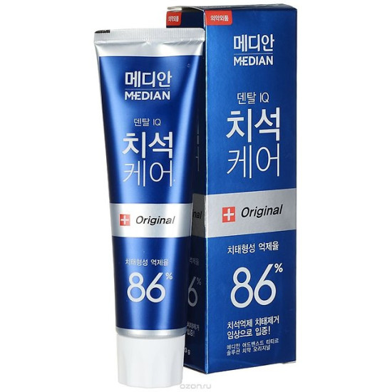 Amore pacific MEDIAN original 86% Toothpaste-зубная паста для эффективного удаления зубного налета 120ml