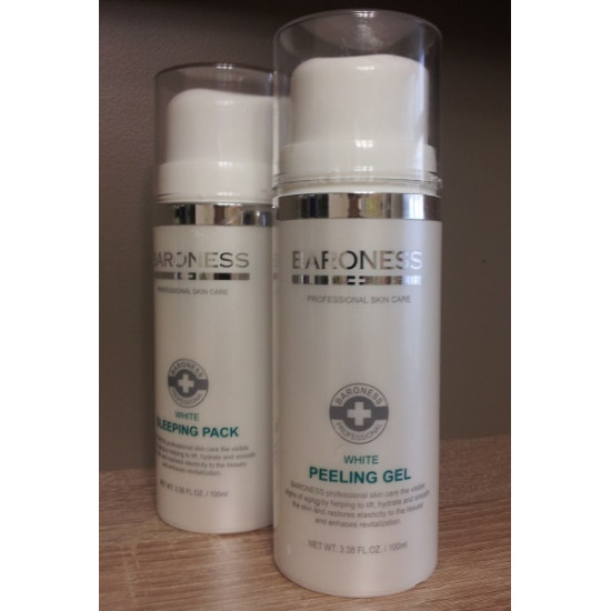 Baroness White Peeling Gel- Белый пилинг гель очищение 100ml