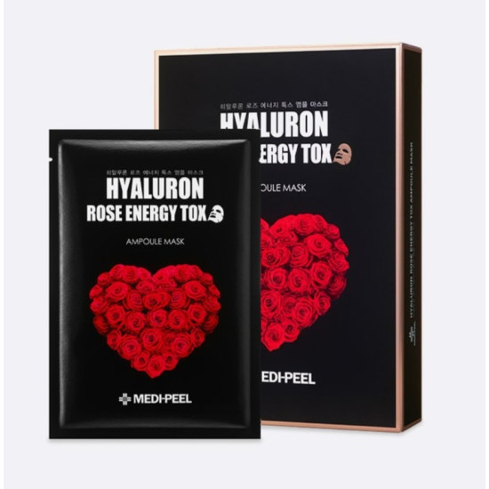 MEDI-PEEL Hyaluron Rose Energy Tox Mask 30 ml * 10 ea