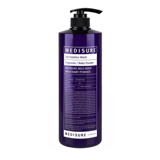 Medisure Lab Solution Body Wash Baby Powder 1000ml 