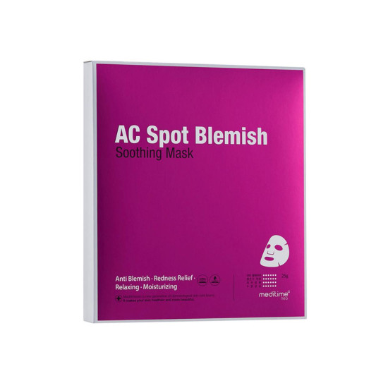 Meditime Ac Spot Blemish Soothing Mask 5ea x 25ml 