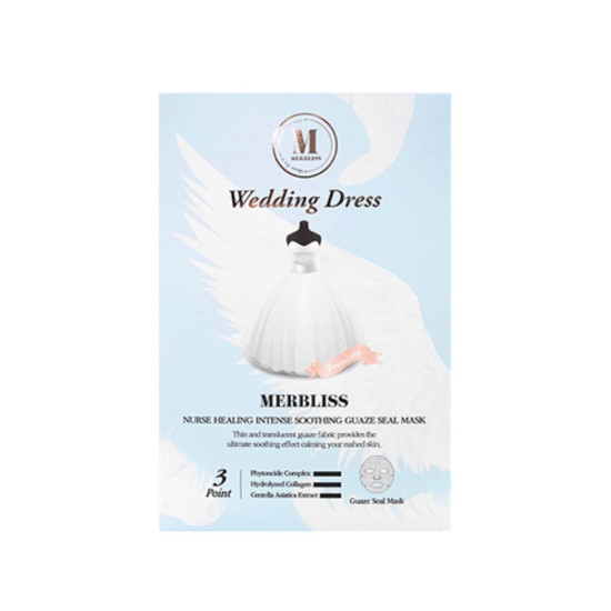 Merbliss Wedding Dress Nurse Healing Intense Mask 5ea x 25ml