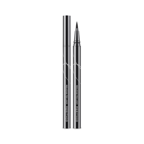 Merythod Reel Edge Pen Eyeliner Black 0.4g