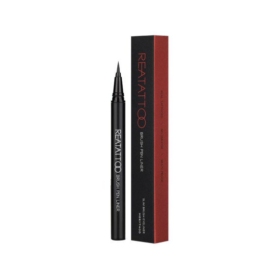 Merythod Reel Tattoo Brush Tip Pen Liner Matte Black 0.4g