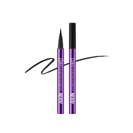 MERZY BITE THE BEAT PEN EYELINER FLEX PF1. Hard Black 0.6g