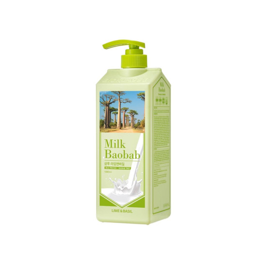 Milk Baobab Shampoo Lime and Basil 1000ml Milk Baobab Shampoo Lime and Basil 1000ml 