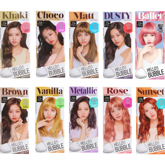 Mise En Scene Hello Bubble Hair Foam Color 190g