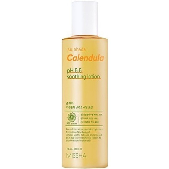 Missha Su:nhada Calendula pH 5.5 Soothing Lotion 145ml