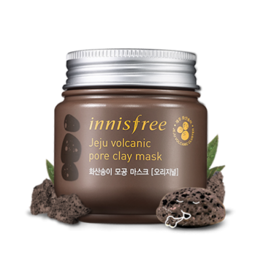  Innisfree Jeju Volcanic Pore Clay mask - Очищающая вулканическая маска 100 мл