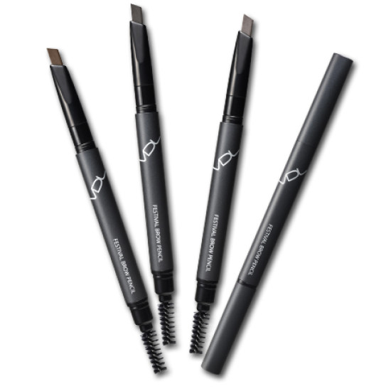 VDL Festival Brow Pencil 0.2g #01 Dark  Brown L-Удобный карандаш для бровей #1 темно коричневый 2ML