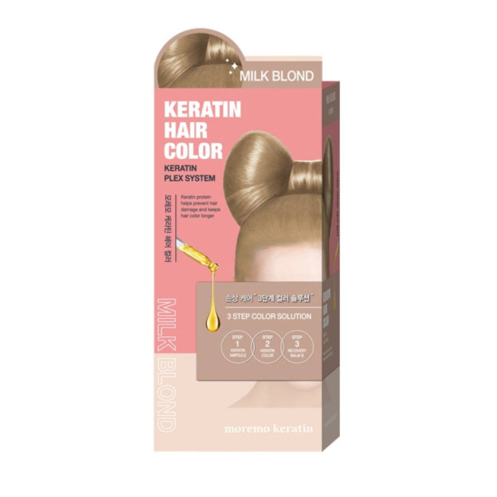 Moremo Keratin Hair Color Milk Blond 120g