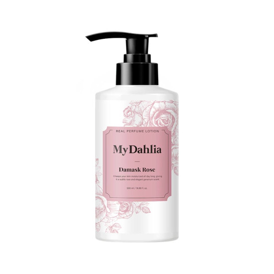 My Dahlia Real Perfume Body Lotion Damask Rose 500ml