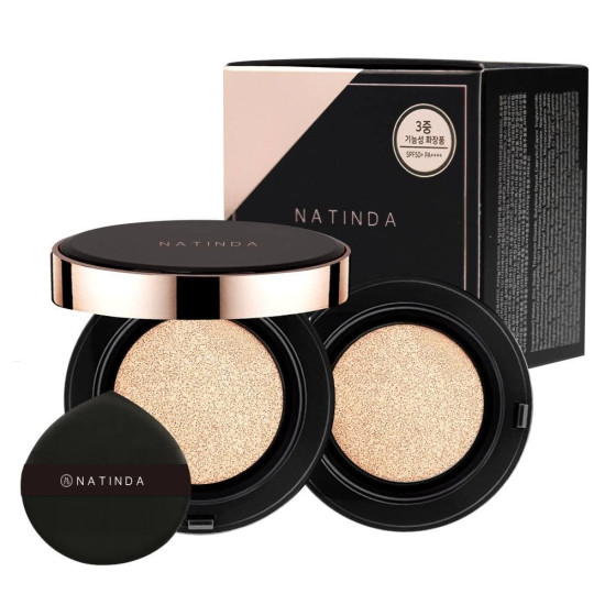 Natinda Aura Perfect Cover Cushion No.21 15g +15g refill