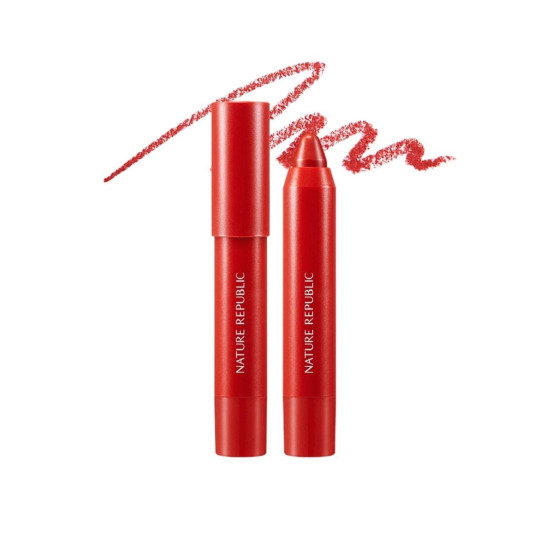 Nature Republic ECO CRAYON LIP VELVET No.03 Hibiscus 2.8g - Матовая помада-карандаш No.03 2.8г