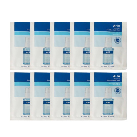 Nature Republic GOOD SKIN AHA MASK SHEET 10ea x 24ml