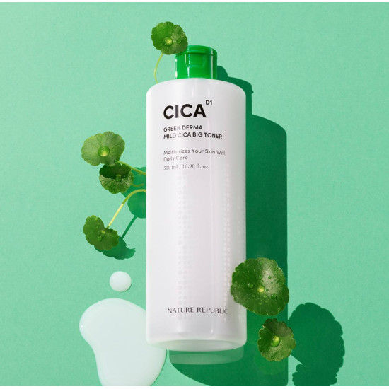 Nature Republic Green Derma Mild Cica Toner 500ml