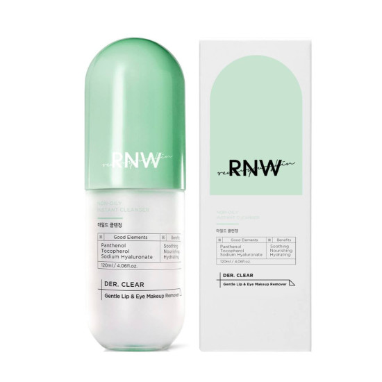 RNW Der. Clear Gentle Lip and Eye Makeup Remover 120ml