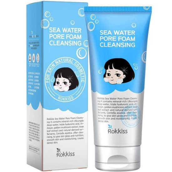 Rokkiss Sea Water Pore Foam Cleansing 120ml 