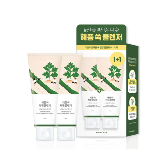 ROUND LAB Mugwort Calming Cleanser 2ea x 150ml