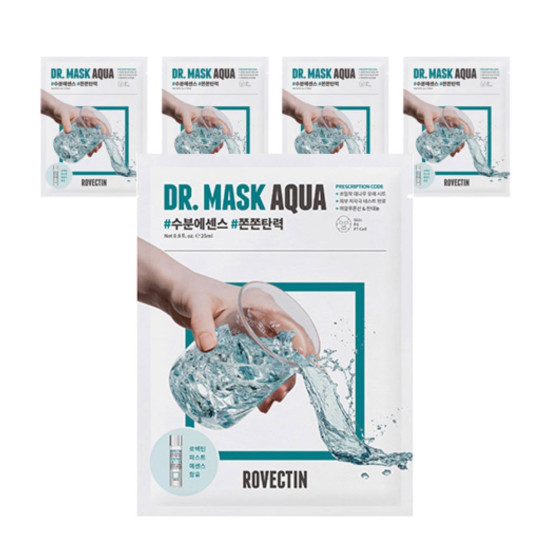 Rovectin Skin Essentials Dr. Mask Aqua 5ea