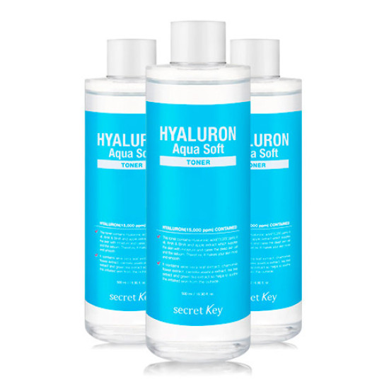 Secret Key Hyaluron Soft Micro-Peel Toner 500ml