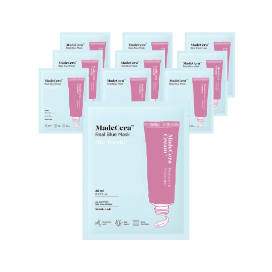 SKINRx LAB MadeCera Real Blue Mask 10ea x 20ml 