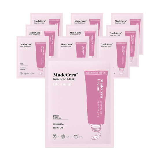 SKINRx LAB MadeCera Real Red Mask 10ea x 20ml 