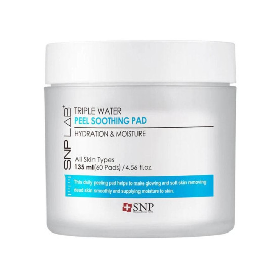 SNP LAB+ Triple Water Peel Soothing Pad 60ea