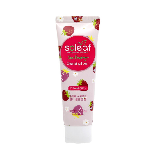 Soleaf So Fruity Strawberry Cleansing Foam 50ml