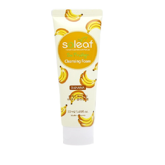Soleaf So Fruity Banana Cleansing Foam 50ml