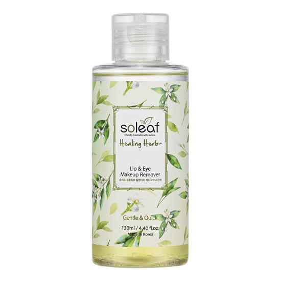 Soleaf Healing Herb Lip & Eye Makeup Remover 130ml