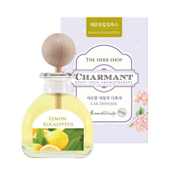 The Herb Shop Charmant Car Diffuser Lemon Eucalyptus 50ml