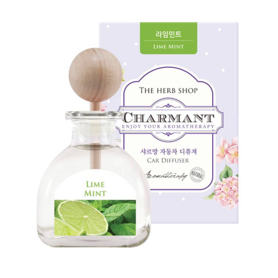 The Herb Shop Charmant Car Diffuser Lime Mint 50ml