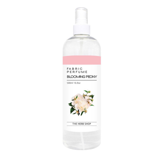 The Herb Shop Fabric Perfume Blooming Peony 500ml
