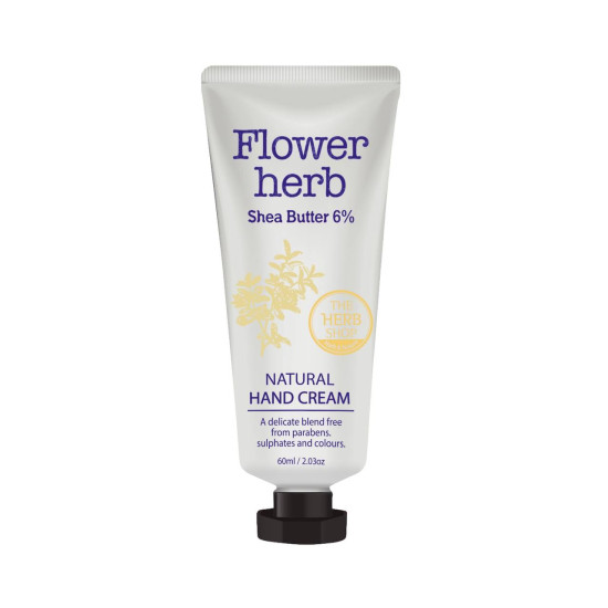 The Herb Shop Natural Hand Cream Flower Herb 60ml 
