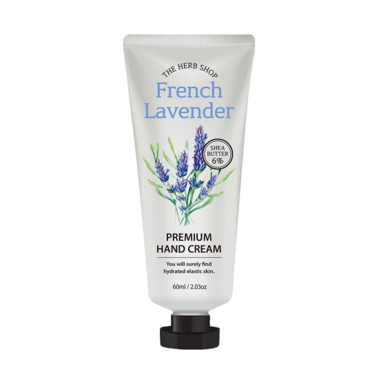 The Herb Shop Premium Hand Cream French Lavender 60ml