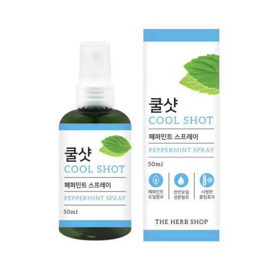 The Herb Shop Cool Shot Peppermint Spray 50ml 