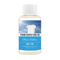 The Herb Shop Perfume Diffuser Refill Oil Clean Cotton 50ml