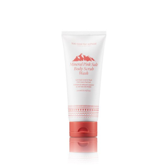 Too cool for school Mineral Pink Salt Body Scrub Wash 200ml