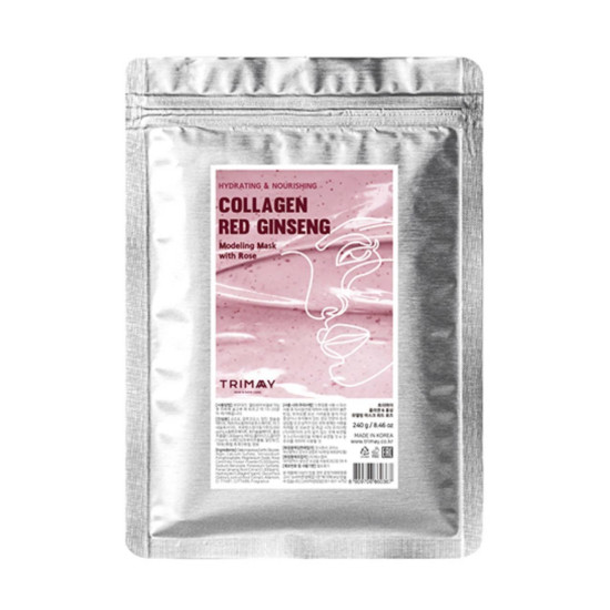Trimay Collagen and Red Ginseng Modeling Mask With Rose 240g 