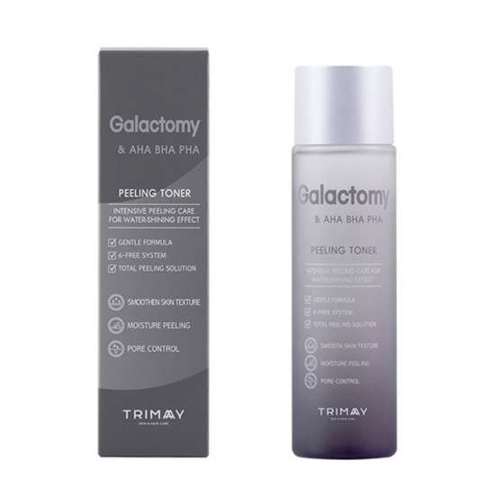 Trimay Galactomy and AHA-BHA-PHA Peeling Toner 210ml 