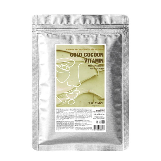 TRIMAY Gold Cocoon and Vitamin Modeling Mask with Jasmine 240g